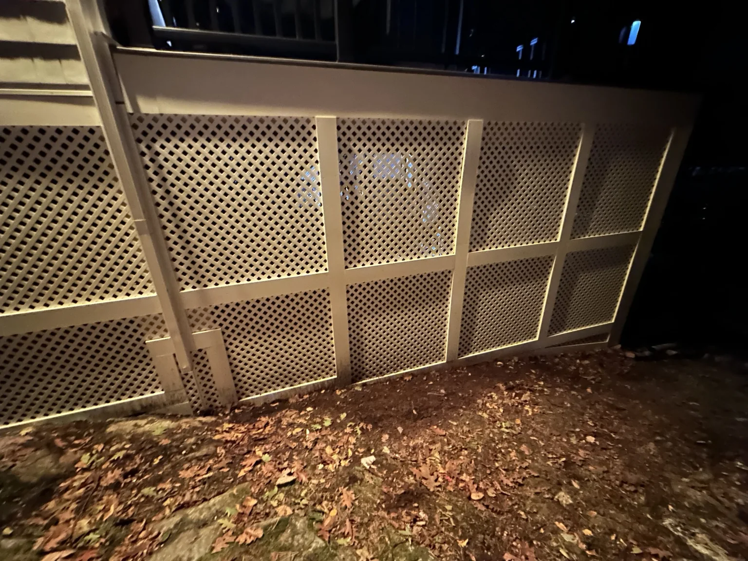 Finished under-deck lattice enclosure and exterior carpentry